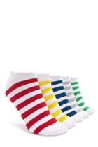 Forever21 Striped Ankle Socks - 5 Pack