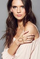 Forever21 Amarilo Lotus Palm Cuff