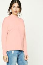 Forever21 High Neck High-low Top