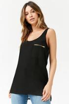 Forever21 Zippered Pocket Tank Top