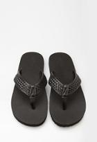 Forever21 Basket Woven Flip Flops