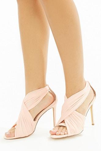 Forever21 Lemon Drop By Privileged Satin Heels