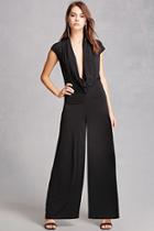 Forever21 Plunging Cowl Neck Jumpsuit