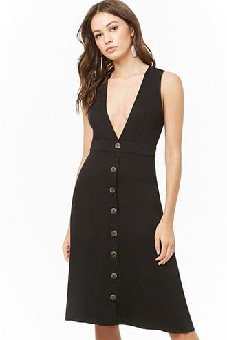 Forever21 V-neck Knee-length Dress