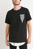 21 Men Geo Graphic Cotton Tee
