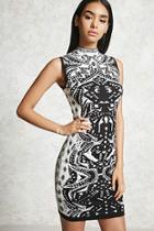 Forever21 Abstract Print Bodycon