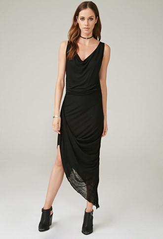 Forever21 Marina T. Draped Combo Dress