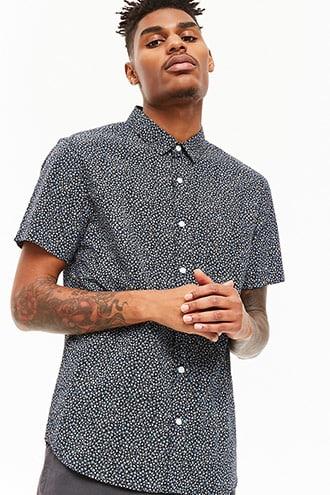 Forever21 Floral Button-down Shirt