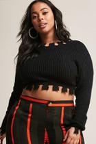 Forever21 Plus Size Ribbed Sweater-knit Crop Top