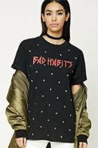 Forever21 Bad Habits Graphic Top