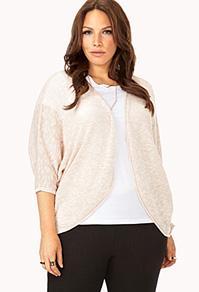 Forever21 Easy Heathered Dolman Cardigan