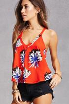 Forever21 Pixie & Diamond Abstract Top
