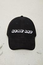 Forever21 Men Stay Lit Embroidered Cap