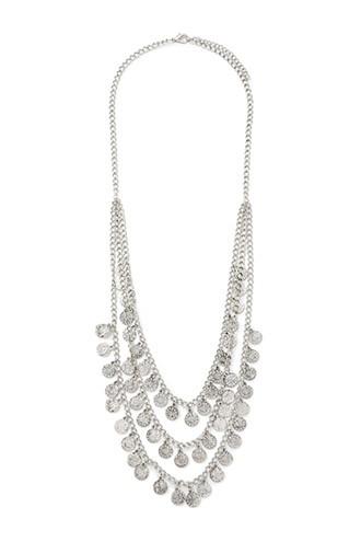 Forever21 Coin Statement Necklace