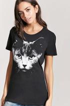 Forever21 Cat Graphic Tee