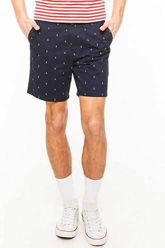 Forever21 Anchor Print Shorts