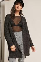 Forever21 Free Generation Ribbed High-low Cardigan