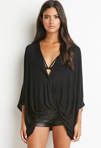 Forever21 Drapey Surplice Top