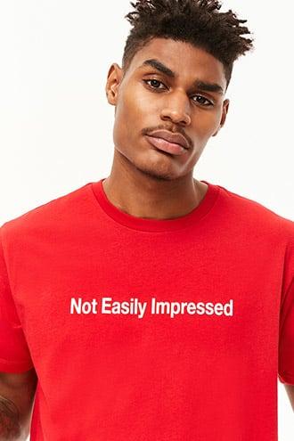 Forever21 Not Easily Impressed Graphic Tee
