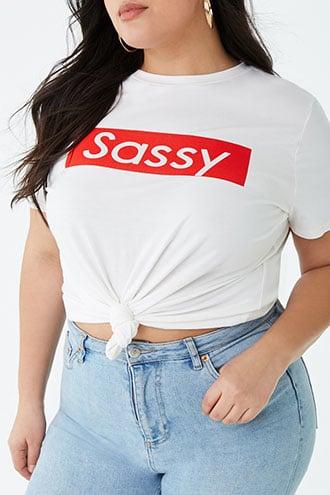 Forever21 Plus Size Sassy Graphic Tee