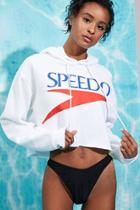Forever21 Speedo Cropped Graphic Hoodie