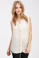 Forever21 Sequin-embellished Chiffon Top