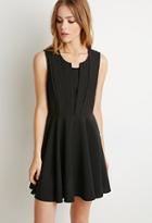 Forever21 Pleated Fit & Flare Dress