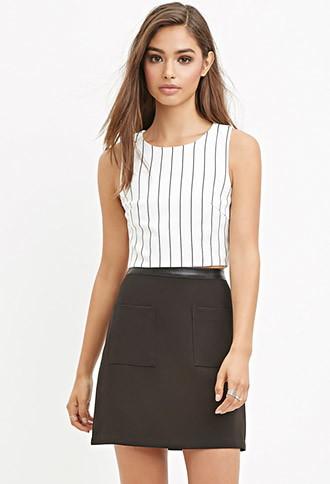 Forever21 Patch Pocket Mini Skirt