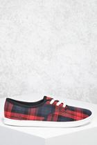 Forever21 Plaid Canvas Sneakers