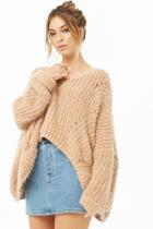 Forever21 Fuzzy High-low Sweater