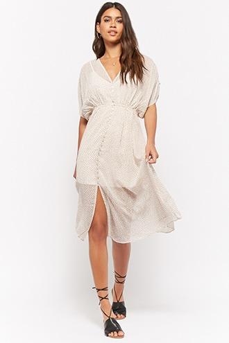 Forever21 Polka Dot Midi Dress