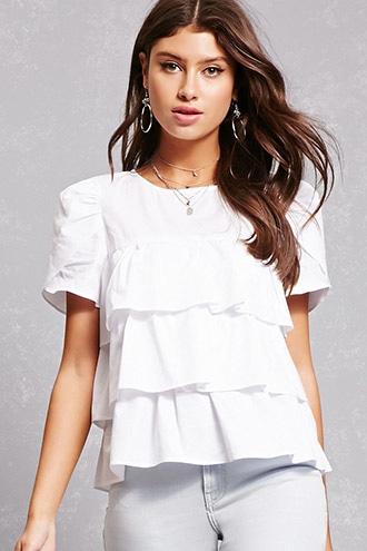 Forever21 Tiered Ruffle Top