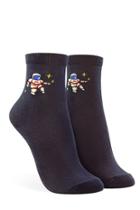 Forever21 Astronaut Graphic Crew Socks