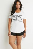 Forever21 Plus Cities Graphic Tee