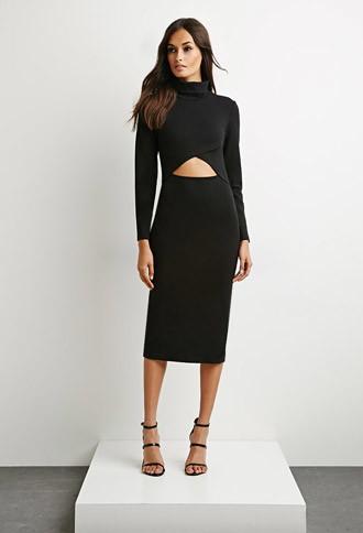 Forever21 The Fifth Label White Light Long Sleeve Dress