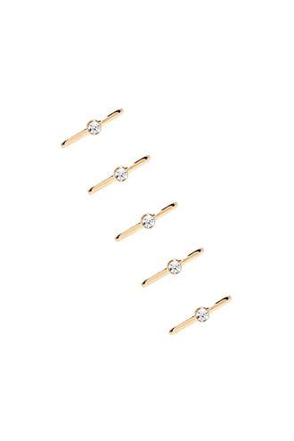 Forever21 Stackable Solitaire Ring Set