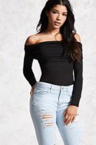 Forever21 Foldover Off-the-shoulder Top