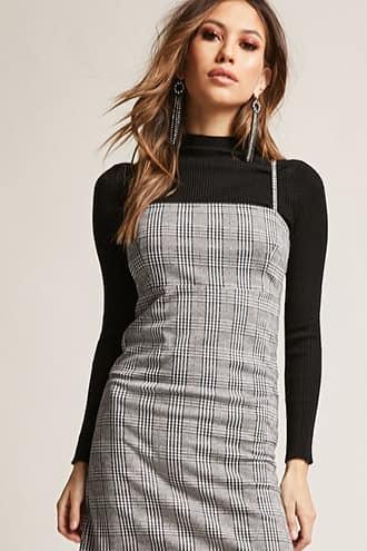 Forever21 Motel Glen Plaid Mini Dress