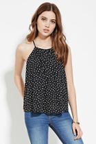 Forever21 Pleated Polka Dot Cami