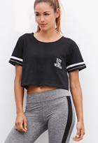 Forever21 Run The World Crop Top