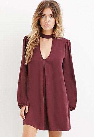 Forever21 Cutout Front Mini Dress