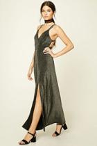 Love21 Women's  Contemporary Glitter Maxi Dress