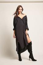 Forever21 Oversized Button-front Dress