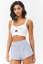 Forever21 High-rise Smocked Shorts