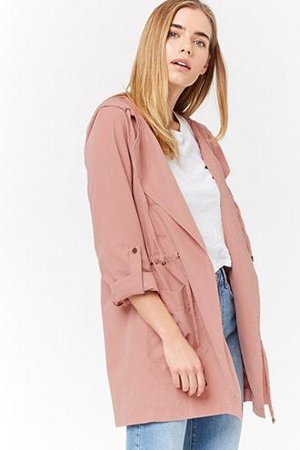 Forever21 Woven Hooded Parka