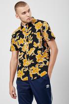 Forever21 Floral Print Button-down Shirt