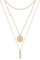 Forever21 High-polish Pendant Necklace Set