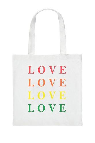 Forever21 Love Graphic Eco Tote Bag