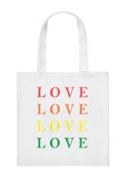 Forever21 Love Graphic Eco Tote Bag