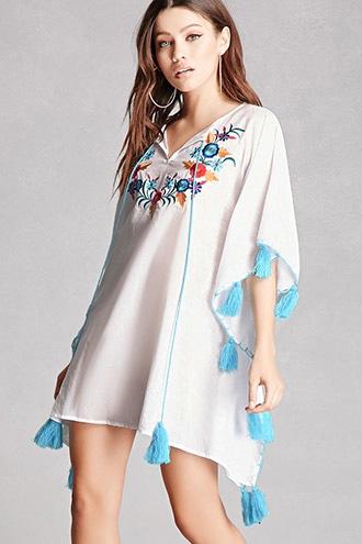 Forever21 America & Beyond Tassel Tunic